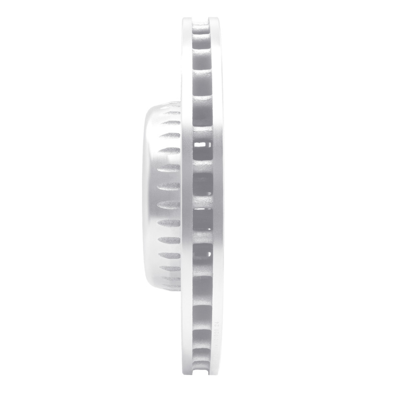 Mercedes-Benz C300 Brake Rotor (1) - Front Left - R1 Concepts - Drilled & Slotted - Silver - `15-`23